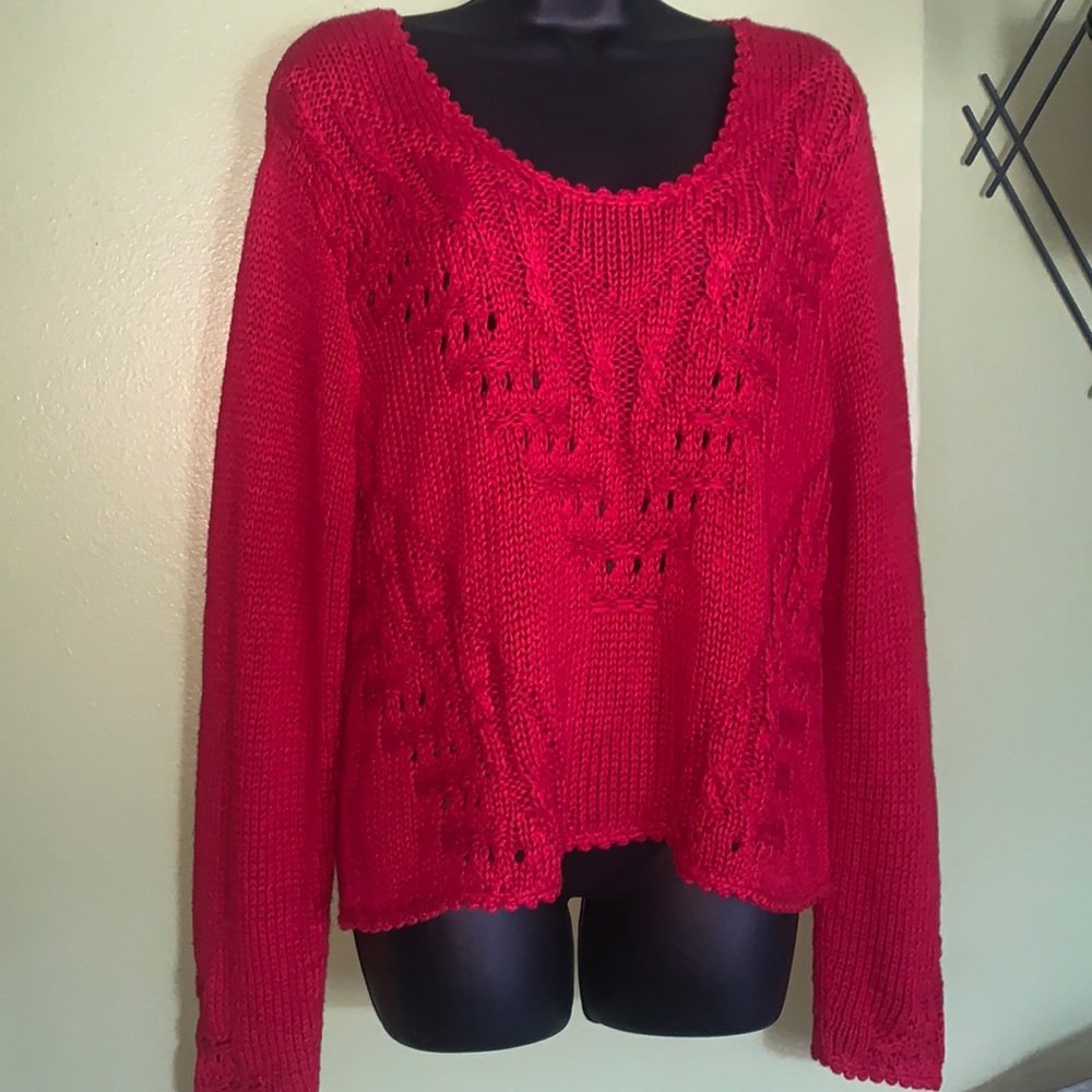 🔵 Reflection by Spiegel red sweater